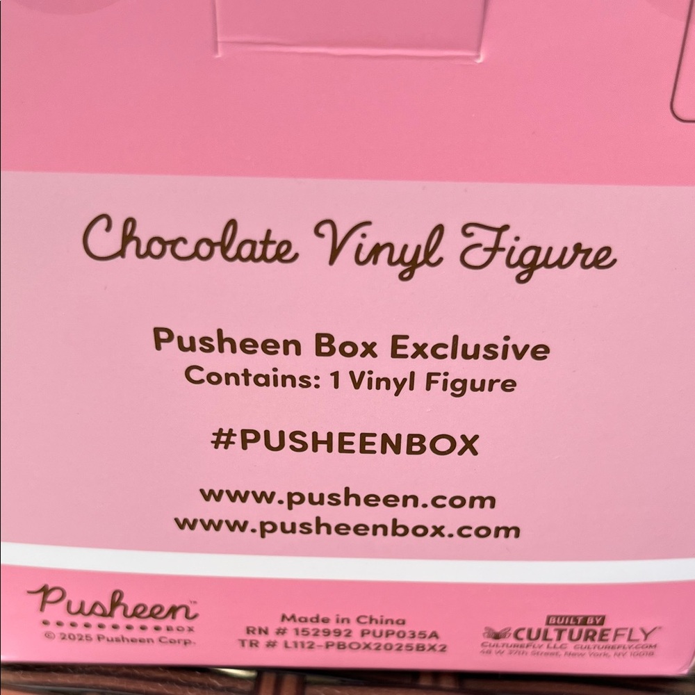 NWT Pusheen Pink and Brown Chocolate Vinyl Figure - Picture 6 of 7
